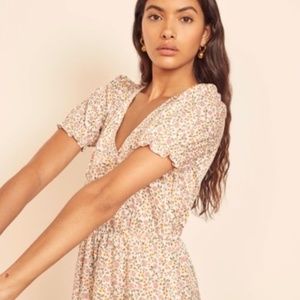 Reformation Lou Lou Midi Dress, Sm